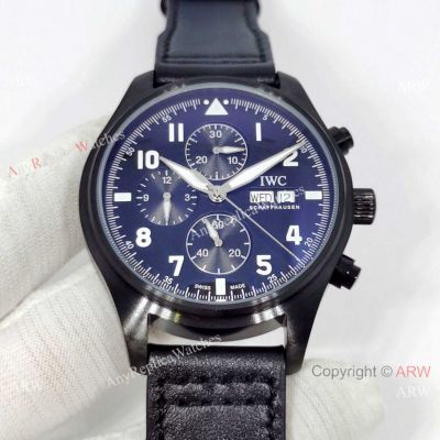 Replica IWC Pilot Spitfire Automatic Watch So Black